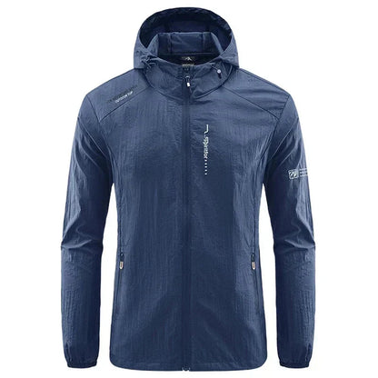 Men's Waterproof Jacket with Hoodie