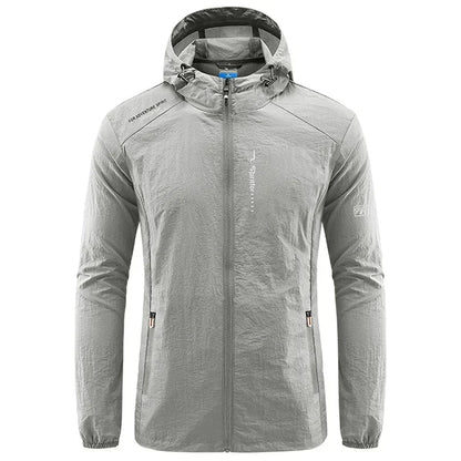 Men's Waterproof Jacket with Hoodie