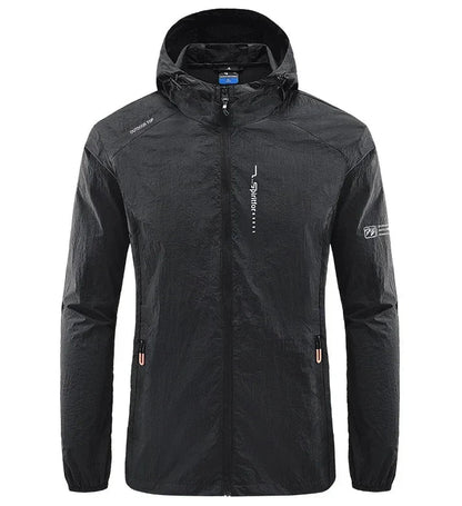 Men's Waterproof Jacket with Hoodie