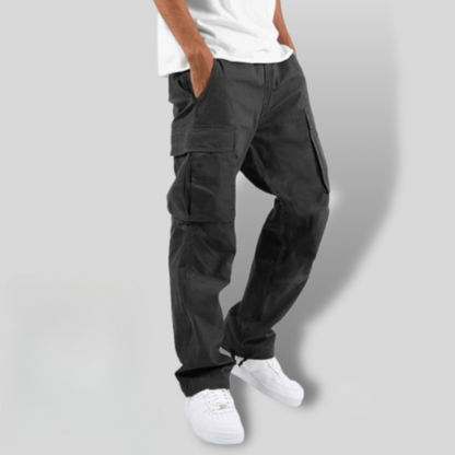 Men’s Cargo Pants with Elastic Waist