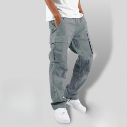 Men’s Cargo Pants with Elastic Waist