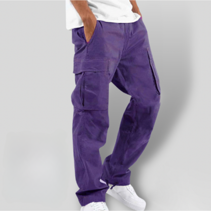 Men’s Cargo Pants with Elastic Waist