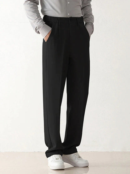 Men's Trousers with Draped Detail