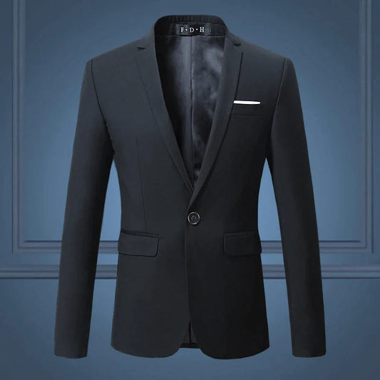 Men's Single Button Blazer