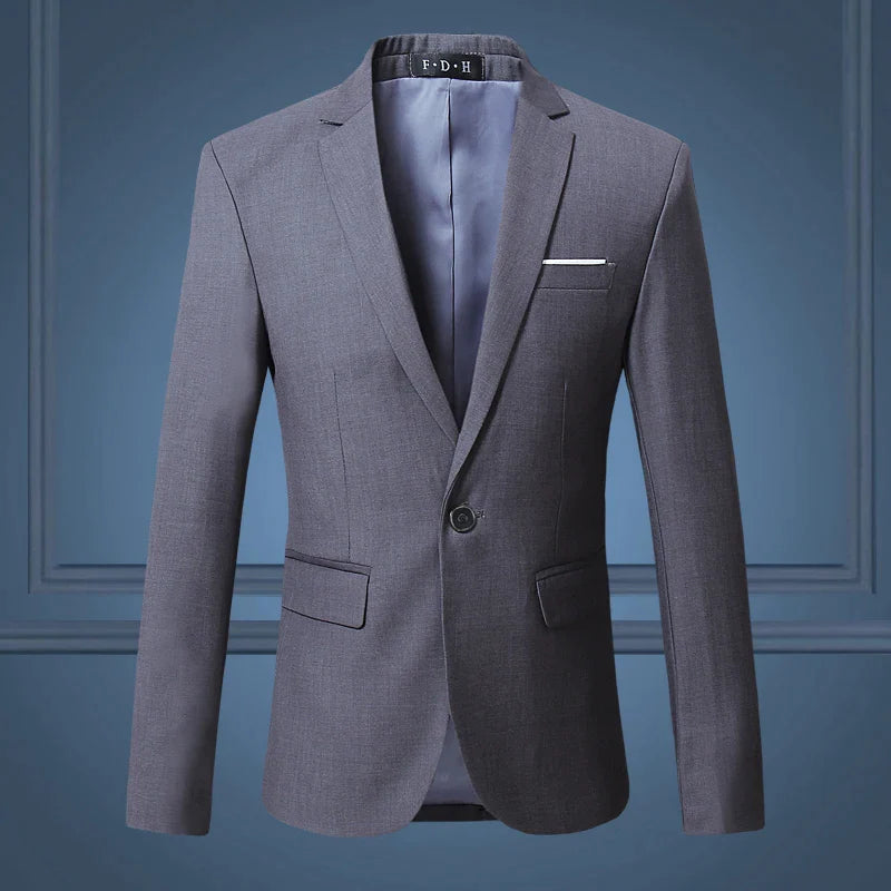 Men's Single Button Blazer