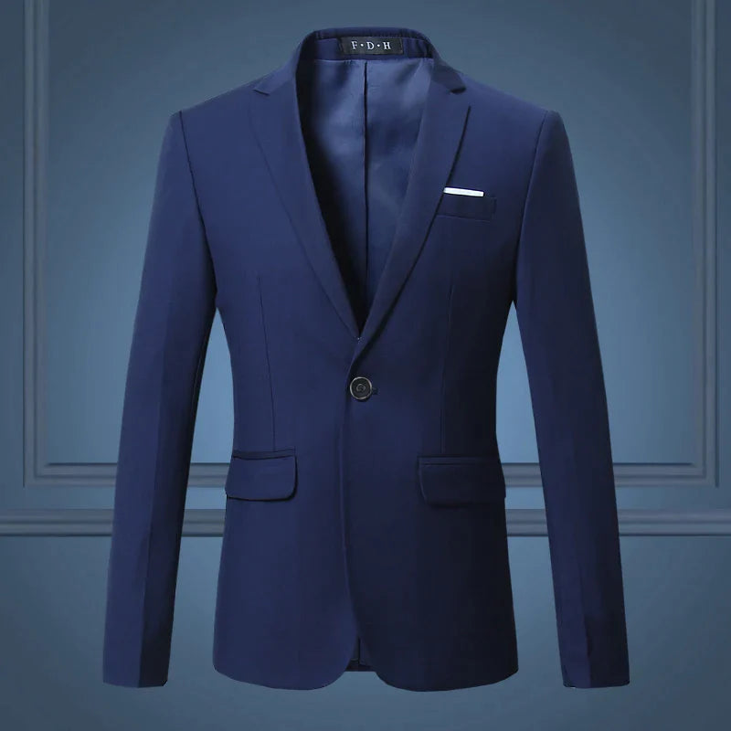 Men's Single Button Blazer