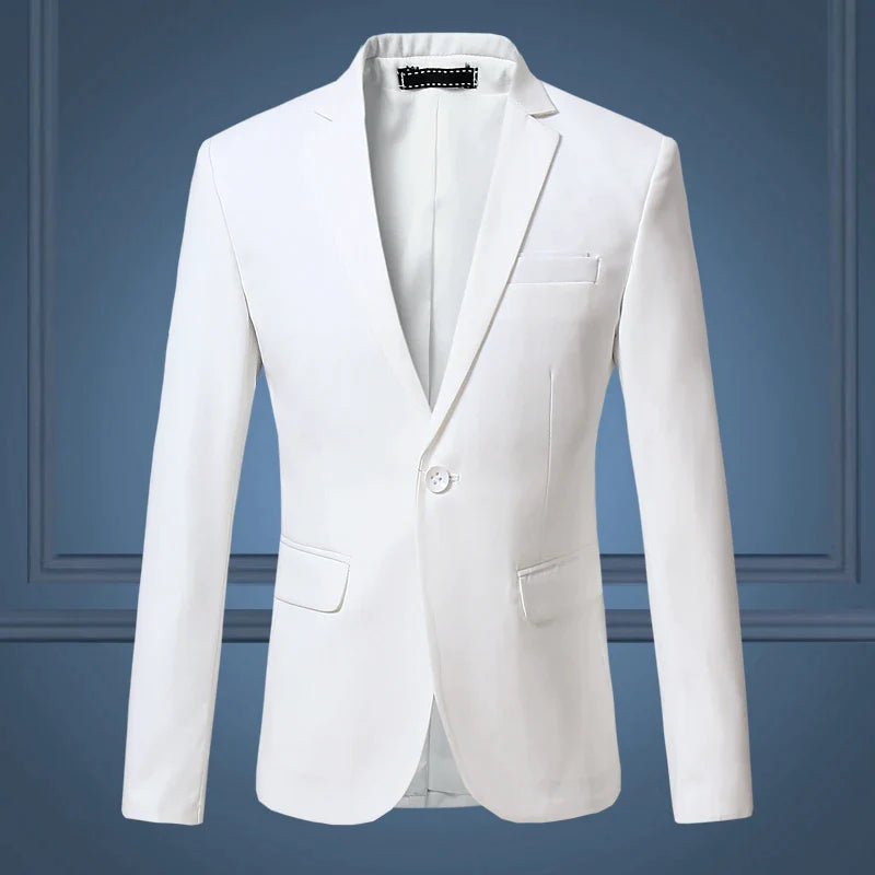 Men's Single Button Blazer