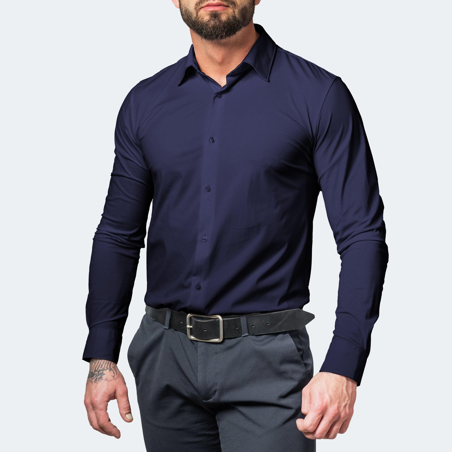 Men's Long-Sleeved Dress Shirt