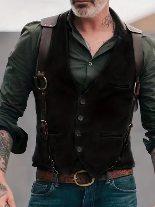 Men's V-neckline Waistcoat