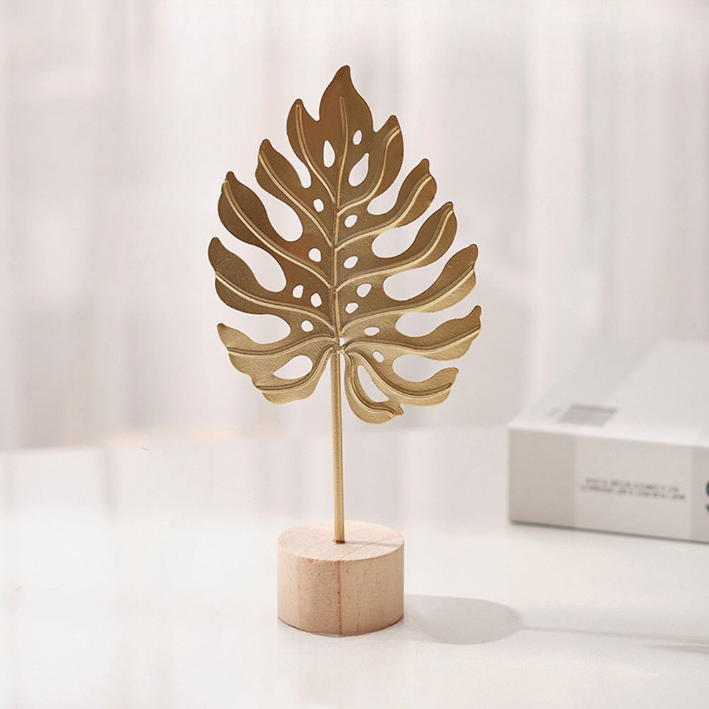Metal Sculpture – Minimalist Leaf Decoration 6