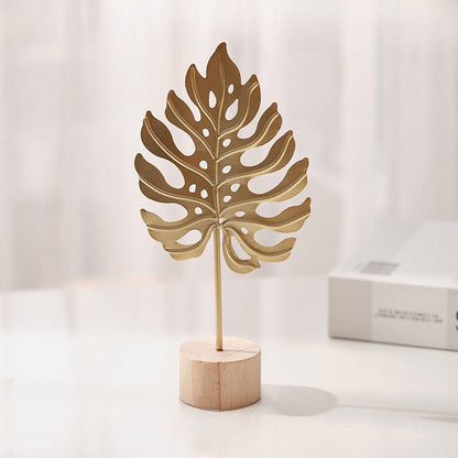 Metal Sculpture – Minimalist Leaf Decoration 6