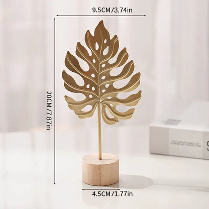 Metal Sculpture – Minimalist Leaf Decoration 7