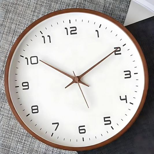 Minimalist Wooden Wall Clock for Indoor Use 0