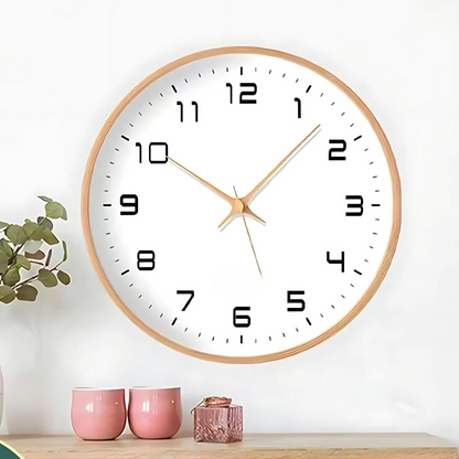 Minimalist Wooden Wall Clock for Indoor Use 1