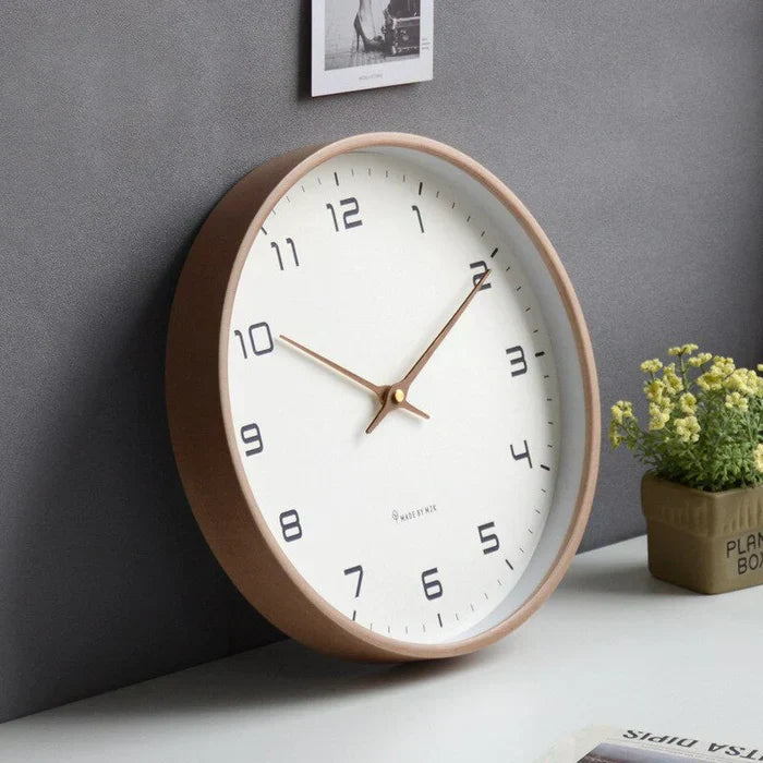 Modern Wall Clock – Silent Mechanism with Natural Design 2