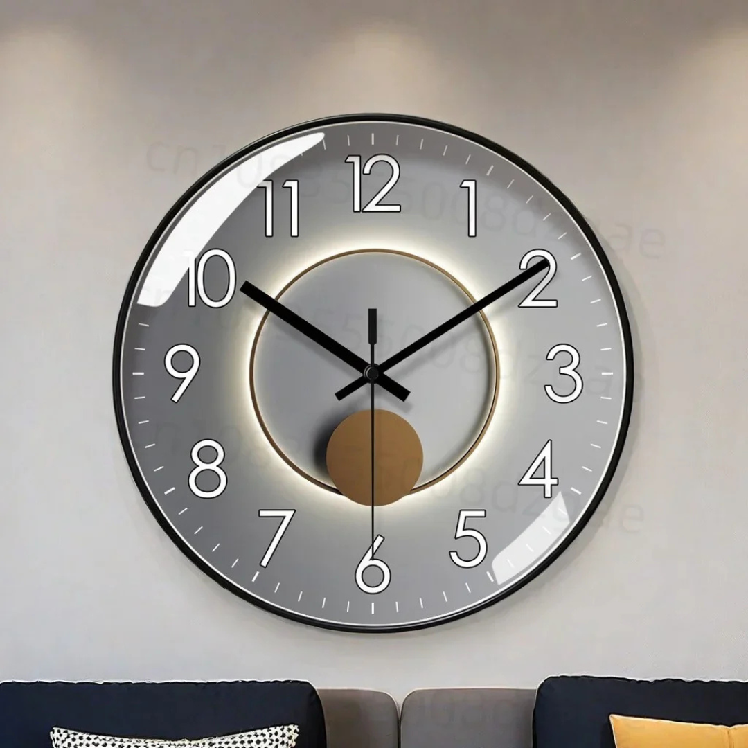 Modern Wall Clock – Unique Design with Silent Quartz Movement 1