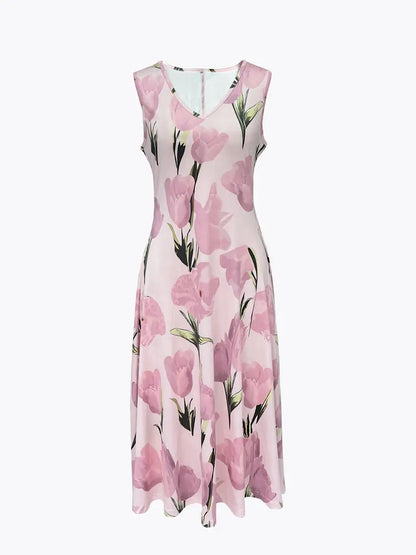Women's Summer Maxi Dress with Vest