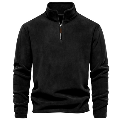 Men's Elegant Fleece High Collar Half zip Jumper | Ideal for Winter