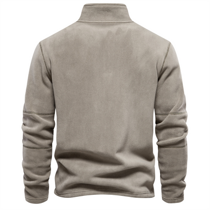 Men's Elegant Fleece High Collar Half zip Jumper | Ideal for Winter