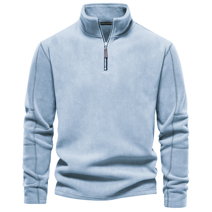 Men's Elegant Fleece High Collar Half zip Jumper | Ideal for Winter