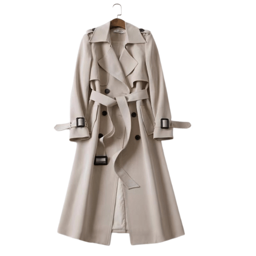 Paige - Vintage Trendy Trench Coat - For Women | Modern Style