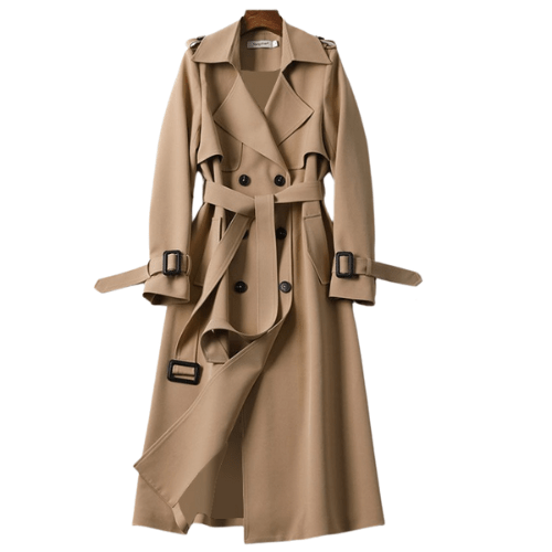 Paige - Vintage Trendy Trench Coat - For Women | Modern Style