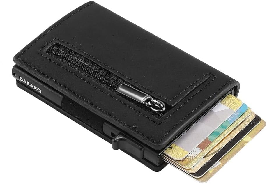 RFID-Protected Slim Wallet – Compact Design with Coin Pocket 1