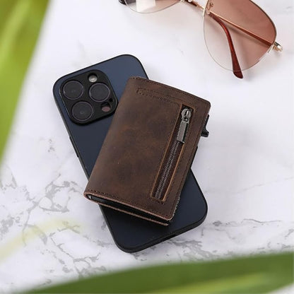 RFID-Protected Slim Wallet – Compact Design with Coin Pocket 5