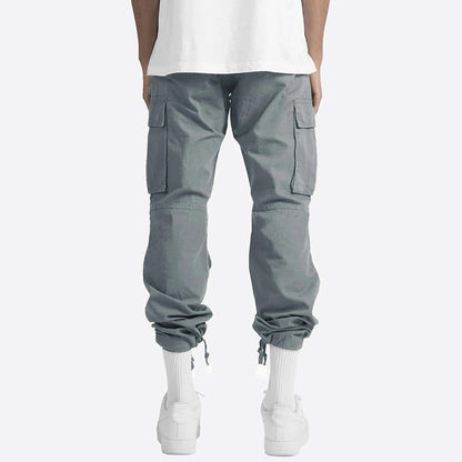 Men's Practical Grey Cargo Pants | Perfect for Casual Days