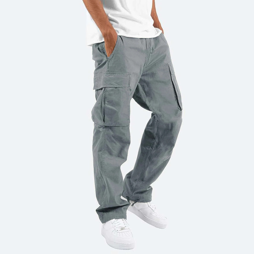 Men's Practical Grey Cargo Pants | Perfect for Casual Days
