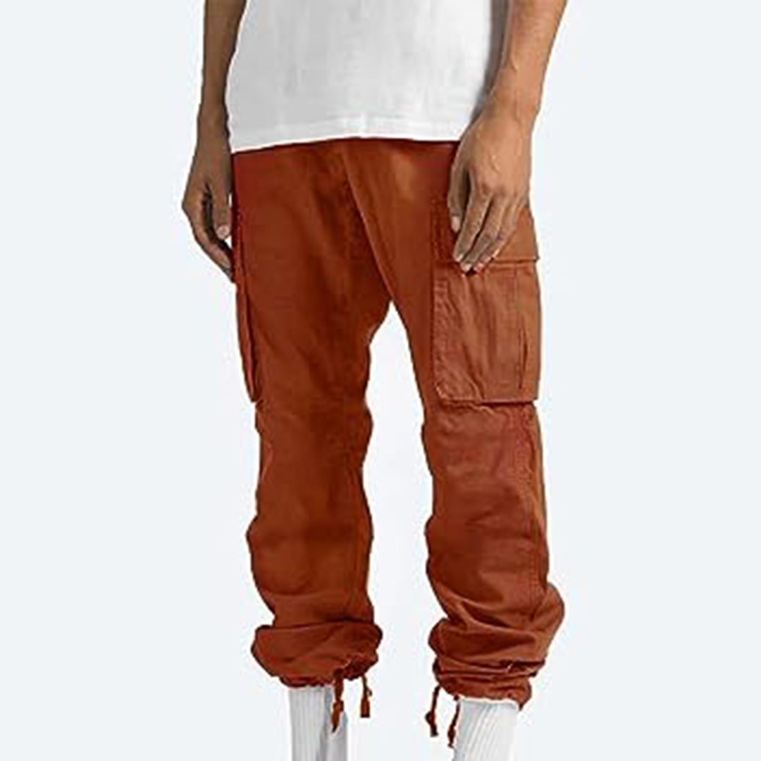 Men's Practical Grey Cargo Pants | Perfect for Casual Days