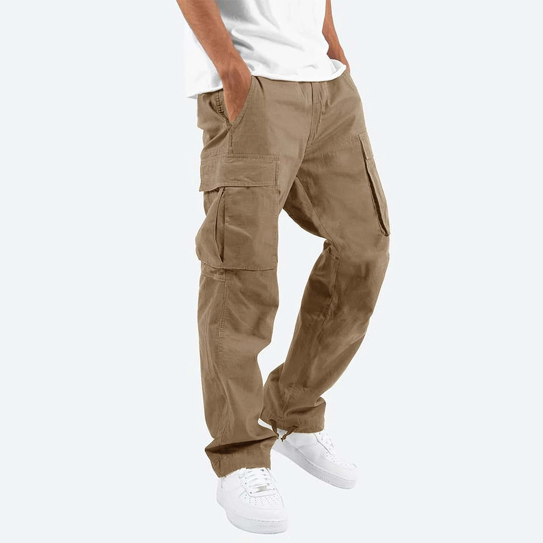 Men's Practical Grey Cargo Pants | Perfect for Casual Days