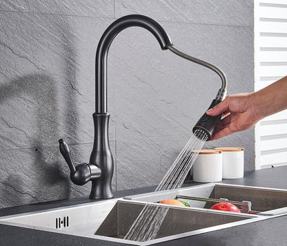 Retractable Kitchen Tap – Flexible Spray Head for Easy Use 2