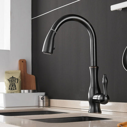 Retractable Kitchen Tap – Flexible Spray Head for Easy Use 3