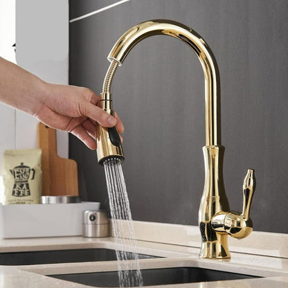 Retractable Kitchen Tap – Flexible Spray Head for Easy Use 6