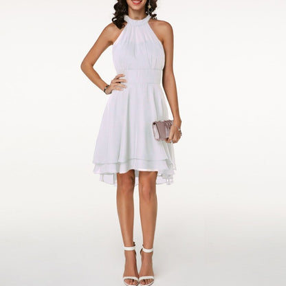 Variant image for Women's Chic Ruffled Summer Dress with Elegant Details-6