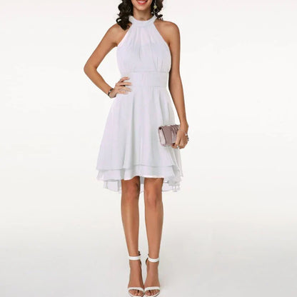 Women's Stylish High-Quality Dress with Charming Ruffles