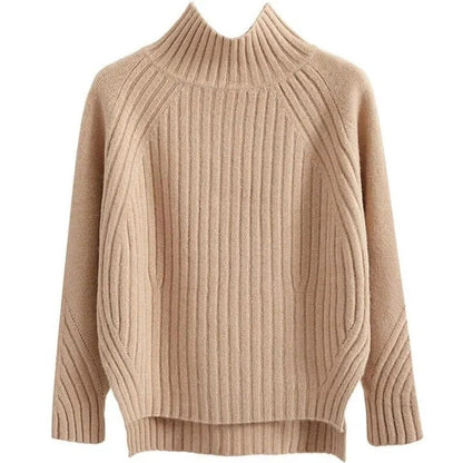 Olive - Turtleneck Jumper - Classic - Timeless Style - Ideal for Winter