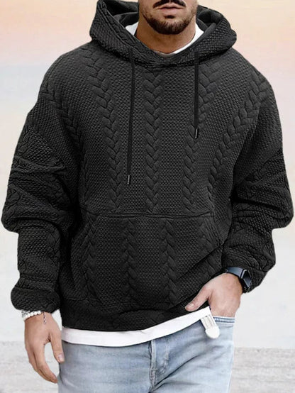 Wade - Men's Hooded Sweater - Casual - Modern Style - Ideal for Winter