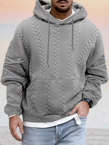 Wade - Men's Hooded Sweater - Casual - Modern Style - Ideal for Winter