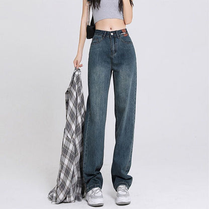 Women's Trendy Wide Leg High Waisted Denim Pants | Perfect for Casual Days