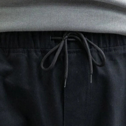 Men's Black Loose Fit Cargo Pants with Baggy Style | Perfect for Casual Days