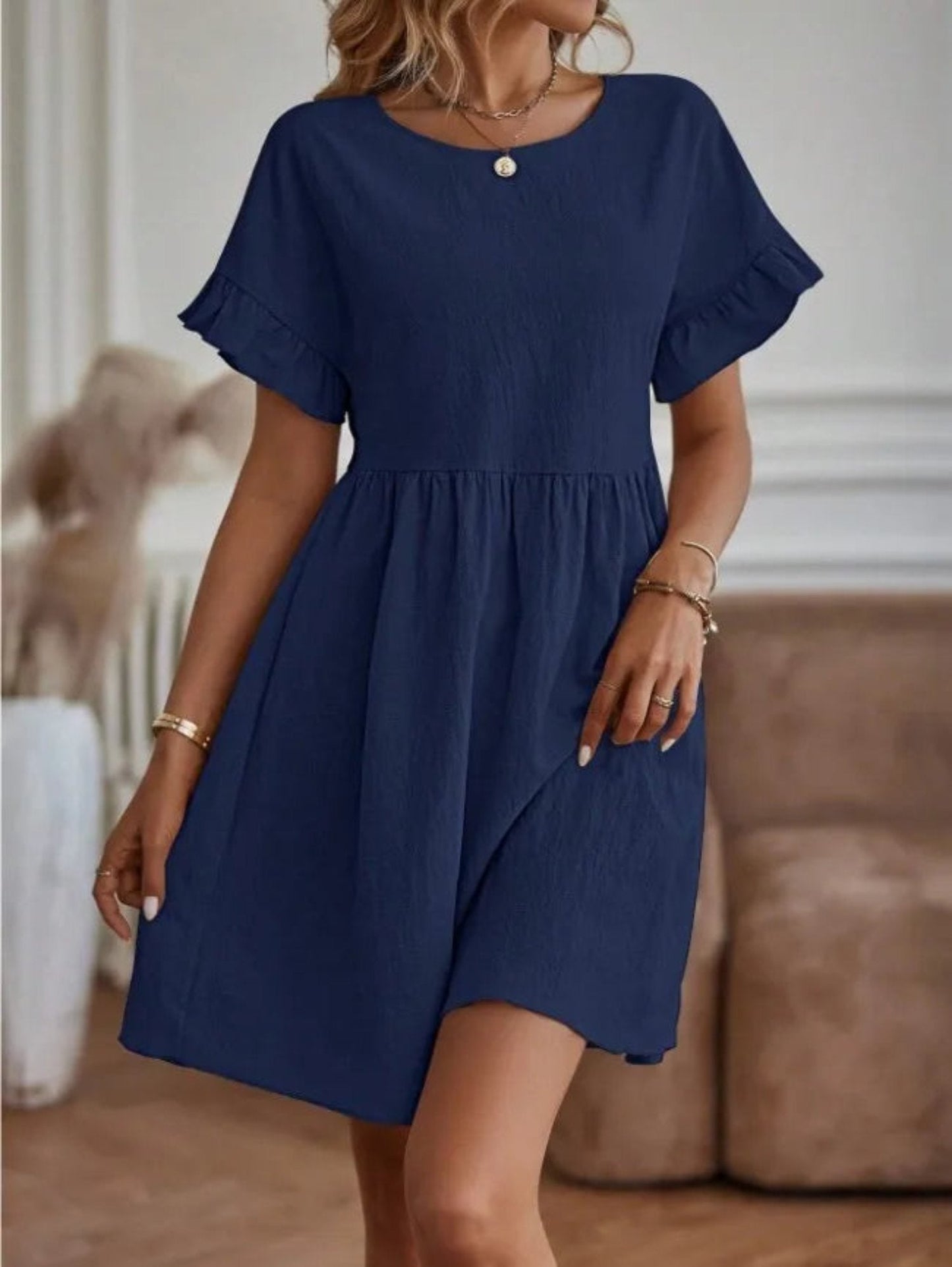 Juniper - Short Dress - Elegant - Lightweight - Ideal for Summer