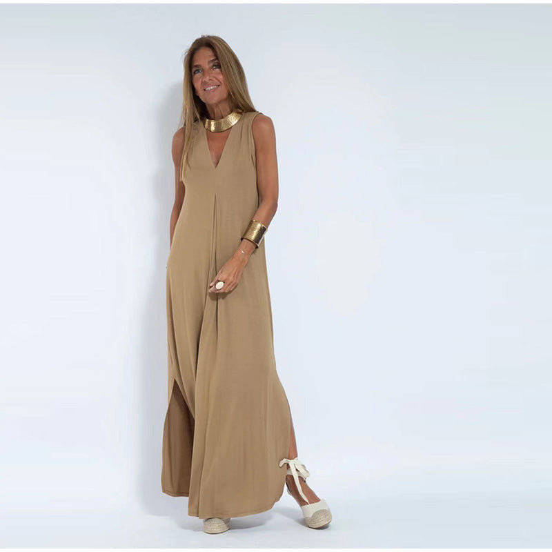 Women's Summer Elegant Maxi Dress with Cardigan | Ideal for Summer