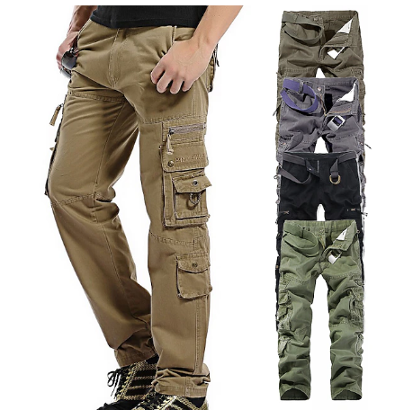 Men's Versatile Multi-Pocket Cargo Pants | Perfect for Casual Days