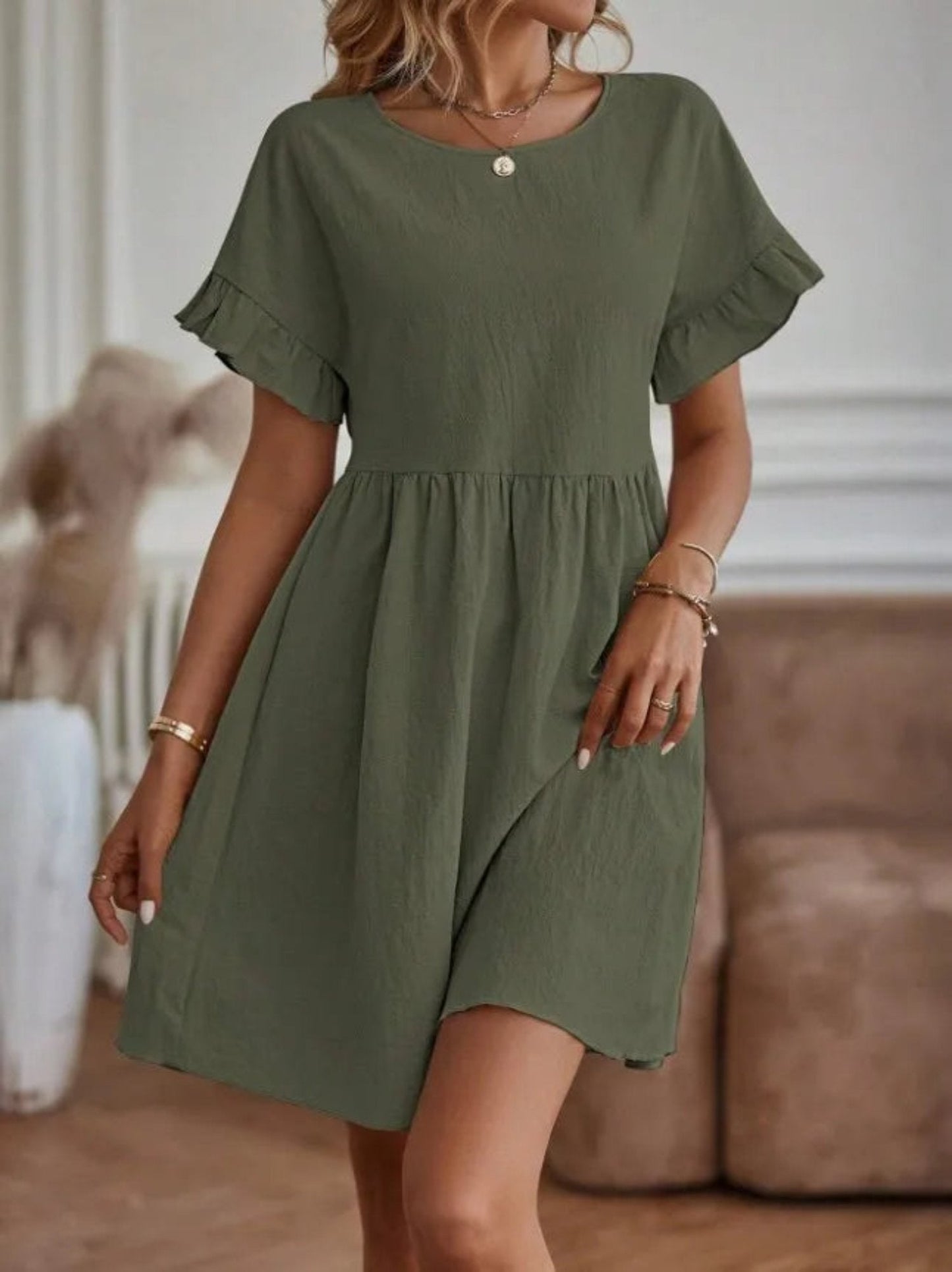 Juniper - Short Dress - Elegant - Lightweight - Ideal for Summer