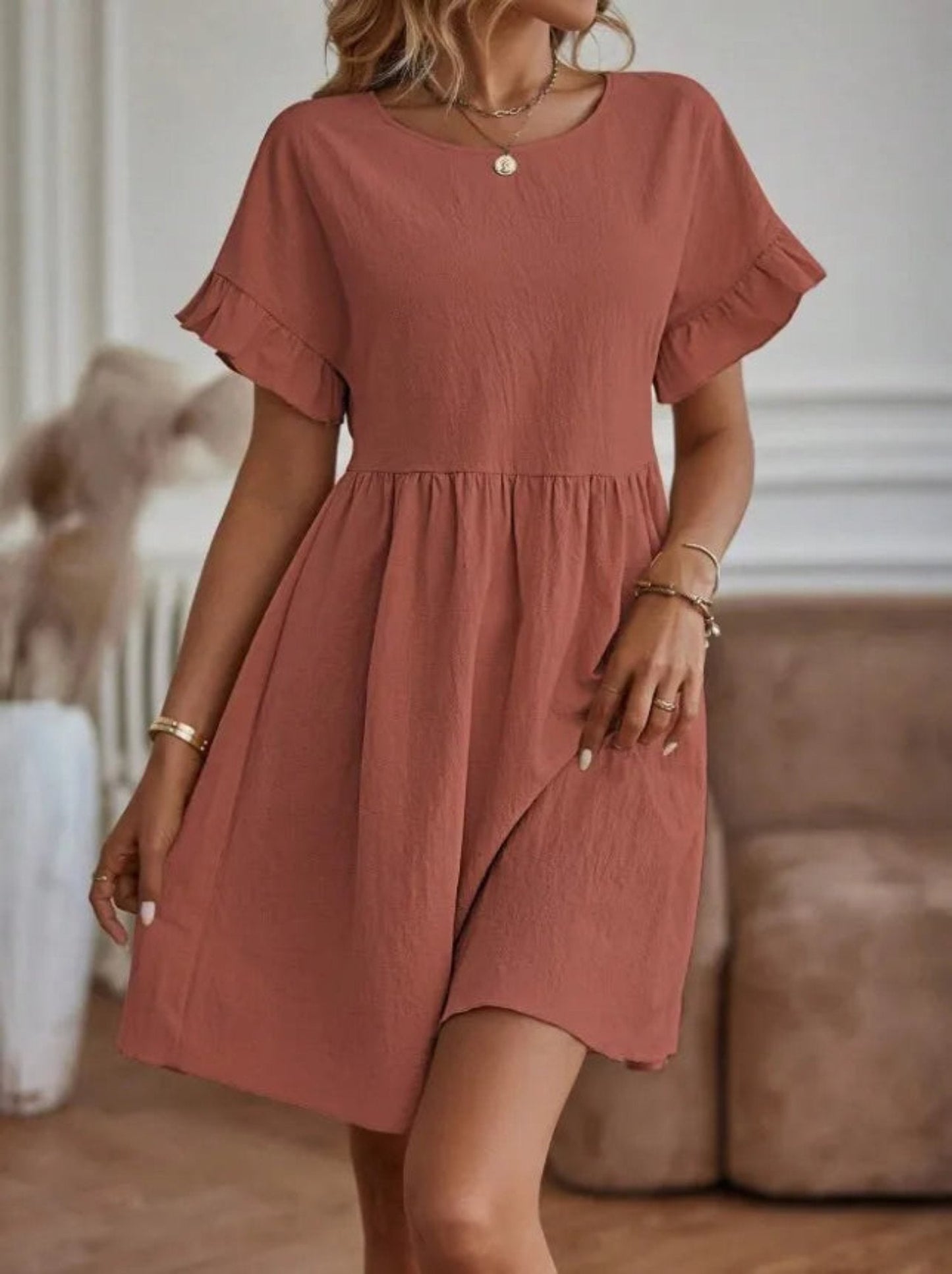 Juniper - Short Dress - Elegant - Lightweight - Ideal for Summer