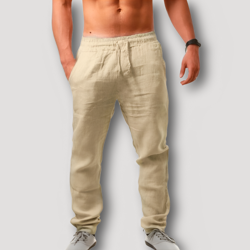 Carson - Summer Straight Trousers - Casual - Timeless Style - Ideal for Summer