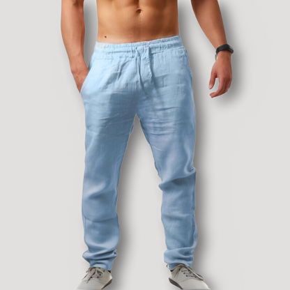 Carson - Summer Straight Trousers - Casual - Timeless Style - Ideal for Summer