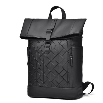Unisex Rolltop Travel Backpack with Laptop Compartment 1